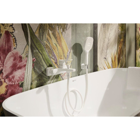 Bateria Malaga, wannowa, ścienna, white