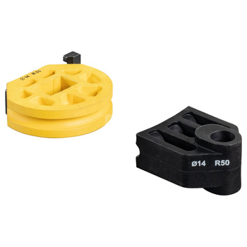 Segment gnący i element ślizg. fi 14, 10 U, 1/4'' (DN 6), R50