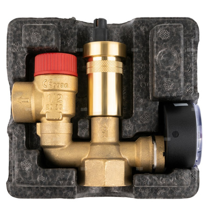 Zespół przyłączeniowy AFRISO KSG mini 1'' GW x GW, max. 3 bar