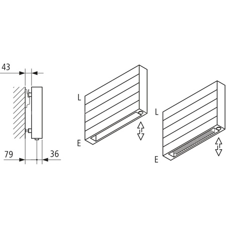 Ściana grzewcza Kermi Heizwand HHN Typ20 BH770x72x4200mm QN5086, weiß, 6bar, o. Abd, AB 12