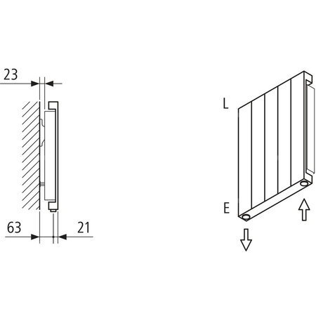 Grzejnik płytowy typ 11 KERMI HVN wym. 2000 x 1190 mm, kolor biały, moc 3223 W