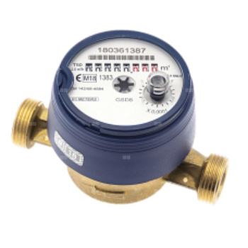 Wodomierz jednostrumieniowy suchobieżny antymagnetyczny, typu GSD8-RFM DN 20 Q3=4,0 m3/h R100/50, Tmax: 50st.C, L=130 mm