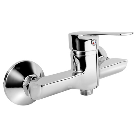 Bateria natryskowa ścienna KFA Armatura MOHIT, kolor chrom