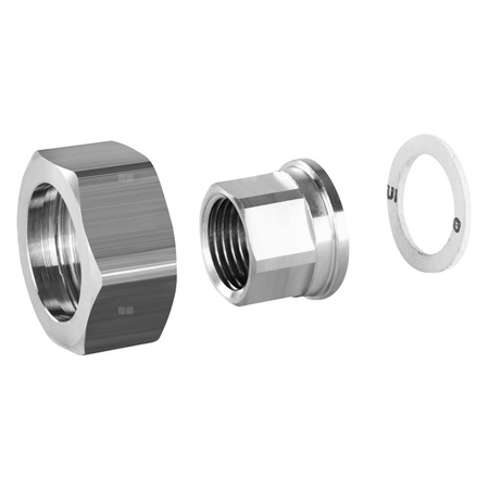 Złączka gwintowana typ 13, DN32, Gwint wewnętrzny, uszczelnienie płaskie