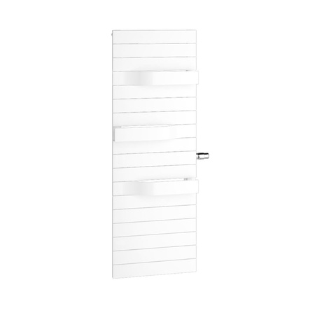 Kermi TABEO-V 1437x101x750mm QN 1048,RAL901,zawór po prawej6