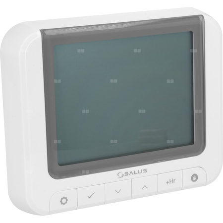 Temostat pokojowy dwużyłowe SALUS RT520, kolor beżowy 230 V z wyświetlaczem