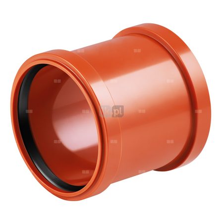 Mufa przesuwna MAGNAPLAST KG KGU, PVC-U (pomarańczowy), DN 315 (ww x ww), do kanalizacji