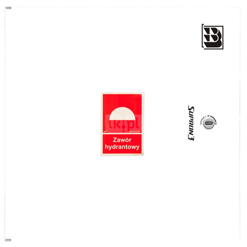 Dwa zawory hydrantowe typ ZH-52 wraz z obudową. Szafka ochronna 550. Szafka zawieszana, Znak B, zamek OTS, kolor RAL 9003