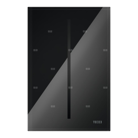 TECEfilo - Elektroniczny mechanizm spłukujący, do pisuaru U2, szkło czarne