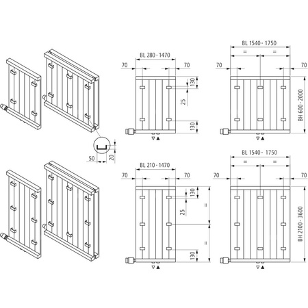 Grzejnik płytowy typ 11 KERMI HVN wym. 600 x 1470 mm, kolor biały, moc 1421 W