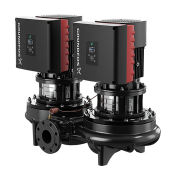 Pompa obiegowa GRUNDFOS TPED 100-240/2 typu in-line z silnikiem znormalizowanym 50/60 Hz, moc silnika 7.5kW 13.62 A PN 16 2910 obr/min