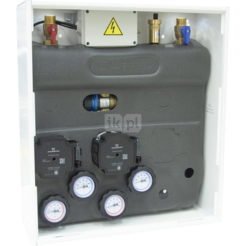 Grupa pompowa AFRISO PrimoBox AZB 201 GZ x GW 3/4'' x 3/4'', z zaworem termostatycznym, z izolacją