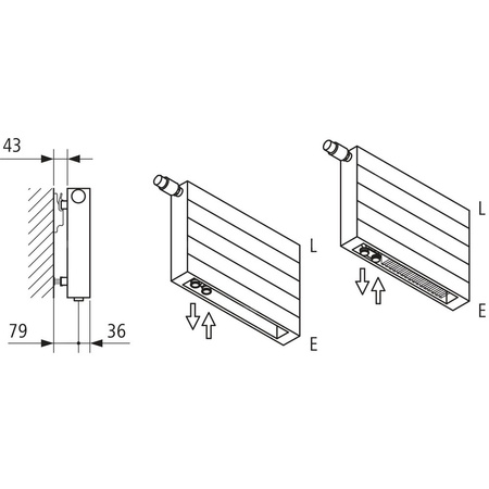 Kermi V ściana grzewcza HHV20 630x72x5600mm