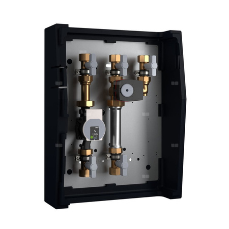 Kermi® Grupa pompowa z zaworem z izolacją do montażu ściennego, PWM 8m