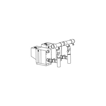 ZESTAW PODSTAWOWY KASKADY SPALIN DLA DWÓCH MGK-2