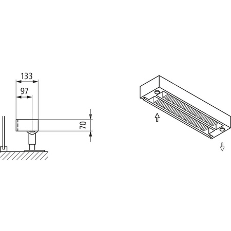 Konwektor Kermi L-Kon S Typ22 BH140x133x800mm QN578,weiß,6bar,o. Abd.,AB Uni.