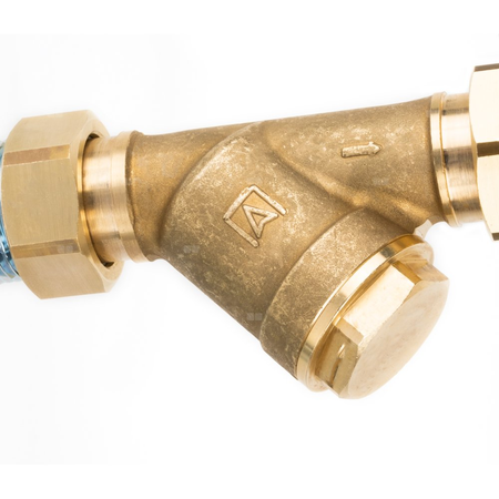 Grupa pompowa AFRISO BPS 911 AP GZ x GW 1'' x 3/4'', z zaworem mieszającym, z zaworem termostatycznym, z pompą obiegową AFRISO APH 160 15-7/130 mm