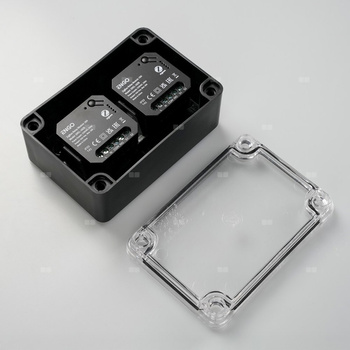 Obudowa hermetyczna, natynkowa, IP65, 129mm x 89mm x 55mm (szer. x wys. x gł.) do przekaźników: EREL-16ZB / EREL-16WIFI / EROL-ZB / EROL-WIFI / EMOD-ZB