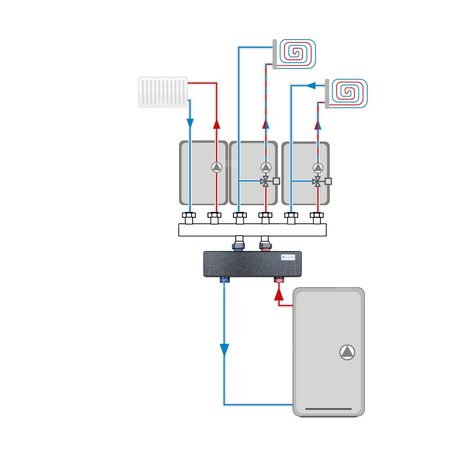 Sprzęgło hydrauliczne HW, do rozdzielacza KSV 125 70 kW