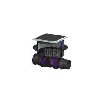 Zawór zwrotny KESSEL Staufix SWA, czarna pokrywa DN 150 ev016084