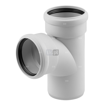 Trójnik MAGNAPLAST SKOLAN safe dBEA 87' PP DN 125 x DN 125 x DN 125 (ww x ww x wz), kolor biały
