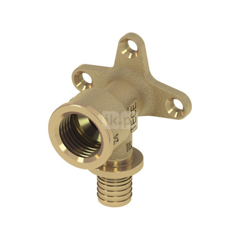 Kolano naścienne 90' TECE flex, mosiądz, 25 mm x 3/4'' (zz x GW)