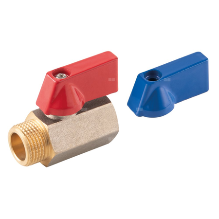 Zawór kulowy FERRO F-COMFORT 1/2'' GZ x GW, uchwyt: motylek