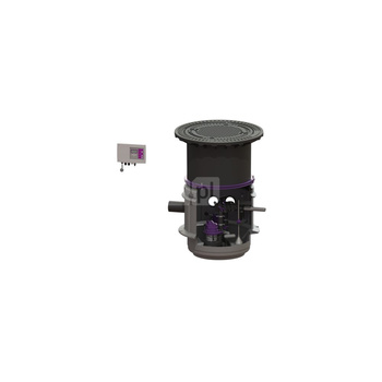 Przepompownia Aqualift S LW600 z 2 pompami KTP1000, z szafką sterowniczą SDS, kl. D, T1