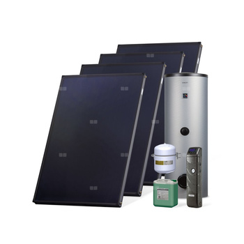 Zestaw solarny Komfort Max HX500-4KS2600.W233