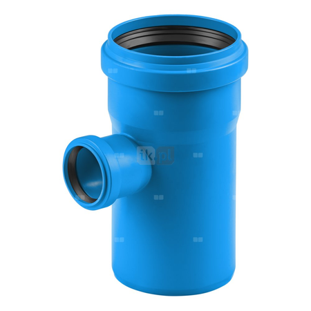 Trójnik MAGNAPLAST Ultra dB UDBEA 87' PP-m DN 110 x DN 50 x DN 110 (ww x ww x wz), kolor niebieski