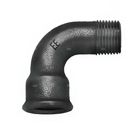 Łuk krótki 90' ODLEWNIA ZAWIERCIE D4/1a/1a żeliwo (czarne) 2'' (GW x GZ)