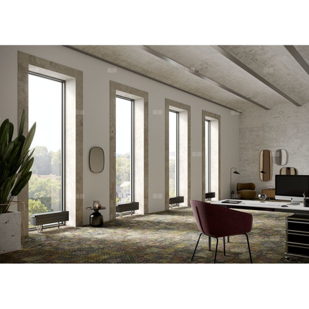 Konwektor Kermi V-Kon S Typ55 BH140x316x900mm QN1616, weiß, 6 bar, o. Abd., Vent. re