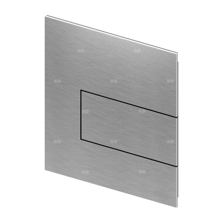 Przycisk spłukujący do stelaża do pisuaru (Mechaniczny) TECE square metal, kolor stal nierdzewna szczotkowana "anti-fingerprint"