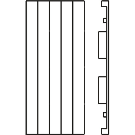 Grzejnik płytowy typ 11 KERMI HVN wym. 1800 x 1680 mm, kolor biały, moc 4176 W