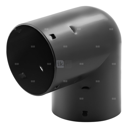 Kolano 90' MAGNAPLAST DRB, pcv-u (czarny), DN 100 (wz x ww), do kanalizacji