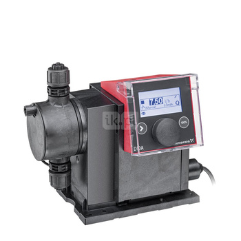 Pompa dozująca GRUNDFOS DDA 17-7 AR-PP/E/C-F-31I002FG tworzywo sztuczne wzmocnione włóknem, maksymalna wydajność 17 l/h, pobór mocy silnika 24 W