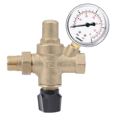 Zawór spustowo-napełniający FERRO GZ x GW, 1/'' x 1/2''