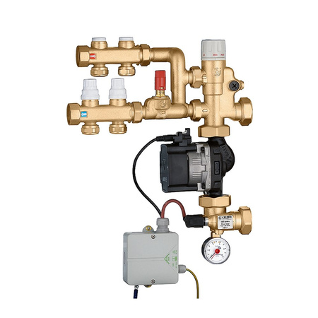 Zespół regulacyjny - regulacja stałotemperaturowa 2 x 3/4"GZ