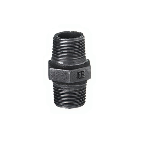 Nypel ODLEWNIA ZAWIERCIE N8 R-L/39/281 żeliwo (czarne) 3/4'' (GZ)