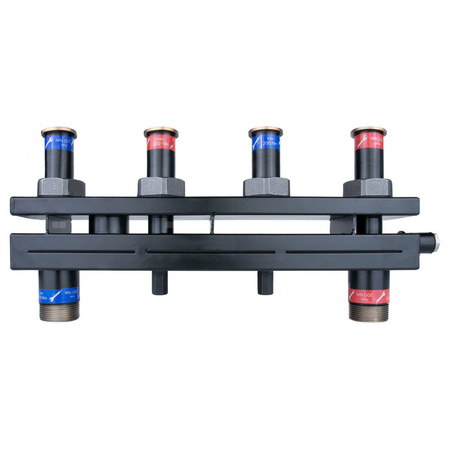 Rozdzielacz do instalacji c.o. AFRISO KSV 125-2 HW GZ 1 1/2'', 2-obieg. Nakrętka 1 1/2'', max. 70 kW