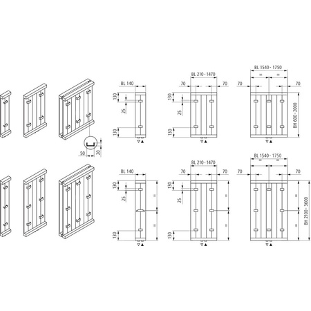 Grzejnik płytowy typ 10 KERMI HVN wym. 3600 x 1120 mm, kolor biały, moc 3844 W