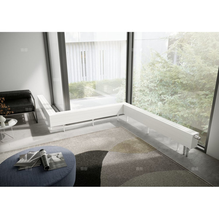 Konwektor Kermi V-Kon S Typ22 BH280x133x4200mm QN4662, weiß, 6 bar, o. Abd., Vent. re