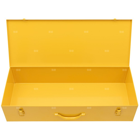 Stahlblechkasten RAL 1004 680x260x150, Karton gelb