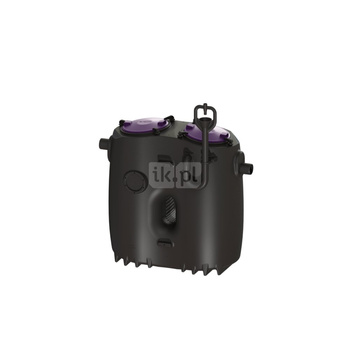 Separatory tłuszczu EasyClean free Basic Standard NS 2 Lewy z okienkiem i urządzeniem do napełniania