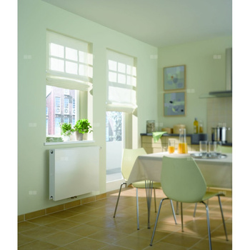 Grzejnik płytowy typ 10 KERMI Plan-Vplus, prawy wym. 405 x 1605 mm, kolor biały, moc 592 W