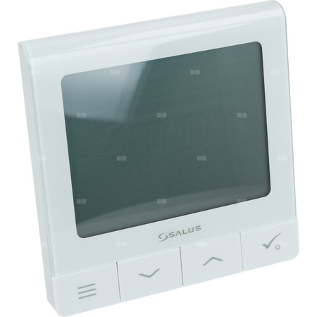Regulator temperatury SALUS SQ610 bezprzewodowy Zigbee z wyświetlaczem, montaż podtynkowy