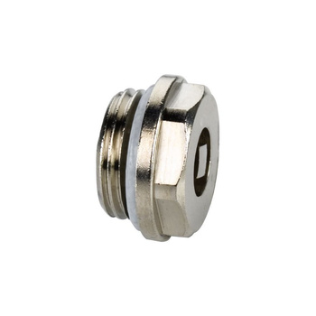 Korek FLAMCO MEIBES mosiądz (niklowanie) GZ gazowy walcowy 3/8''