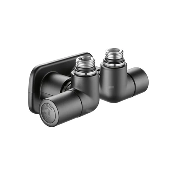 HIGH-STYLE para zaworów dekoracyjnych. Przyłącze centralne. Wykonanie lewe. Wykończenie czarne 1/2”, 23 p.1,5