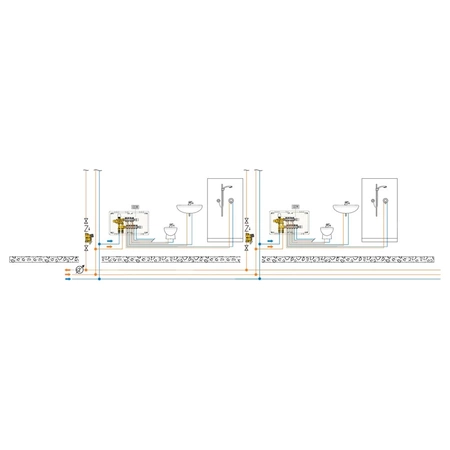 Termostatyczny zawór do cyrkulacji c.w.u. 3/4" z termometrem