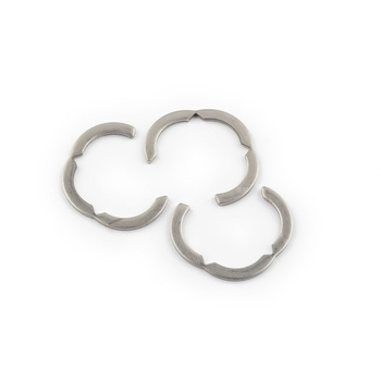 Pierścień zabezpieczający pierścień typu c TUCAI RIVER INOX stal nierdzewna (stan surowy)25 mm do wałów/osi